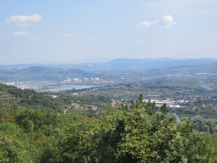 View toward Trieste from Slovenia